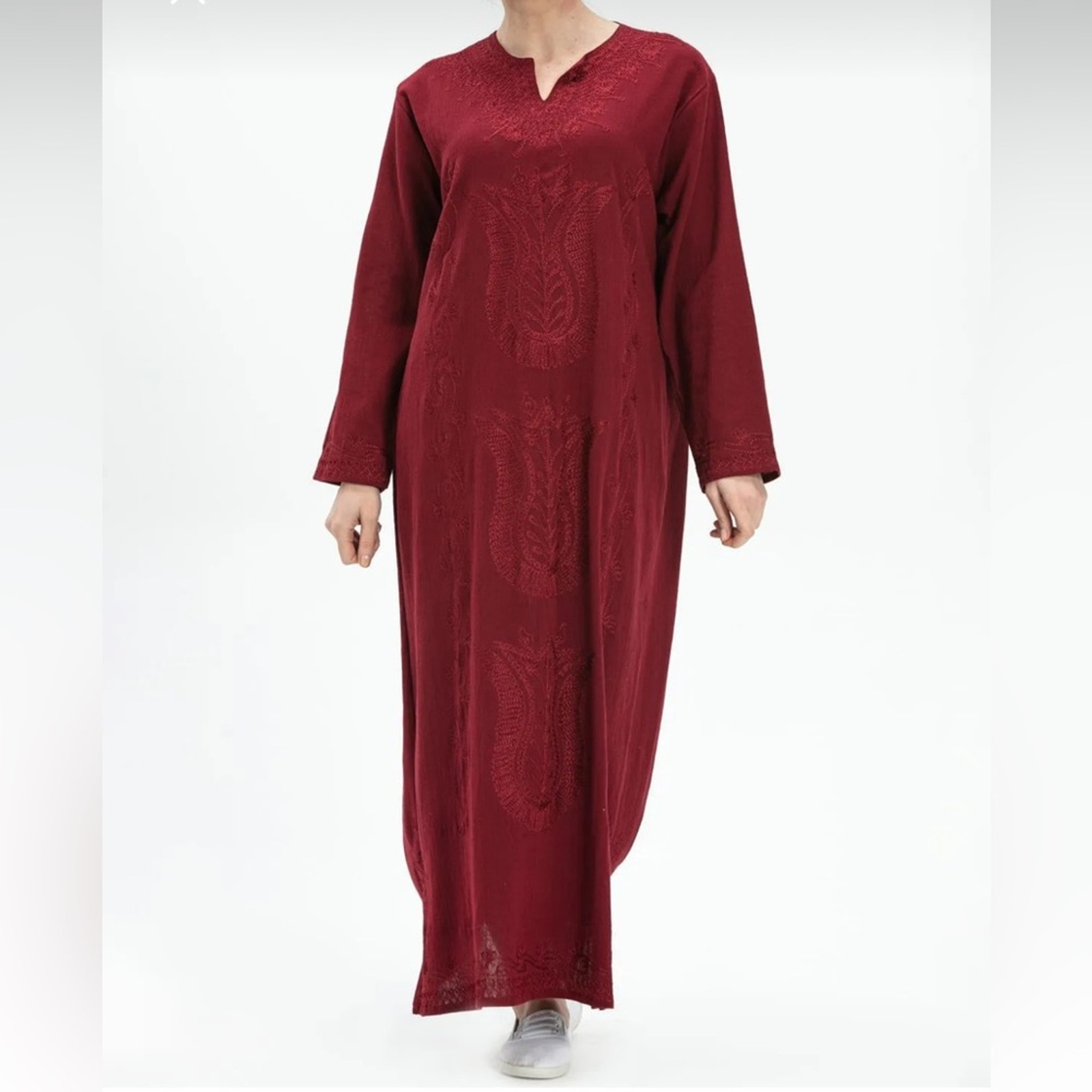 Women’s Gauze Maxi Dress, Size Xl